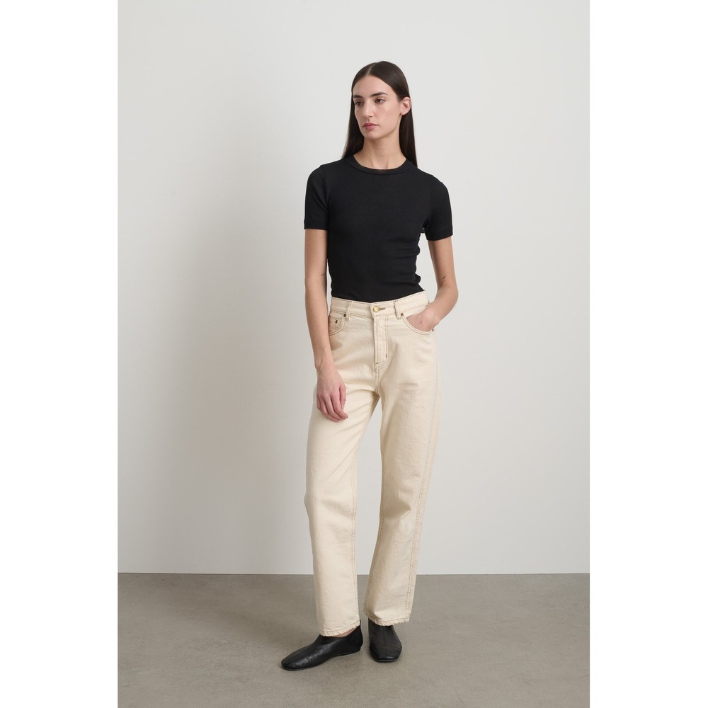 B Sides Plein High Straight Jeans Clair Rinse High Rise Size 30